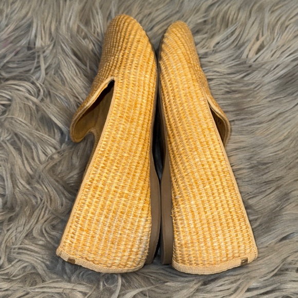 EUC Birdies Starling Raffia Flat Maize Size 9.5 - Picture 4 of 10